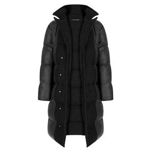 Maniere De Voir Reversible Boucle Longline Puffer Coat (NWT)
